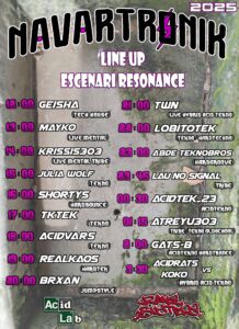 Navartronik Lineup espai Resonance