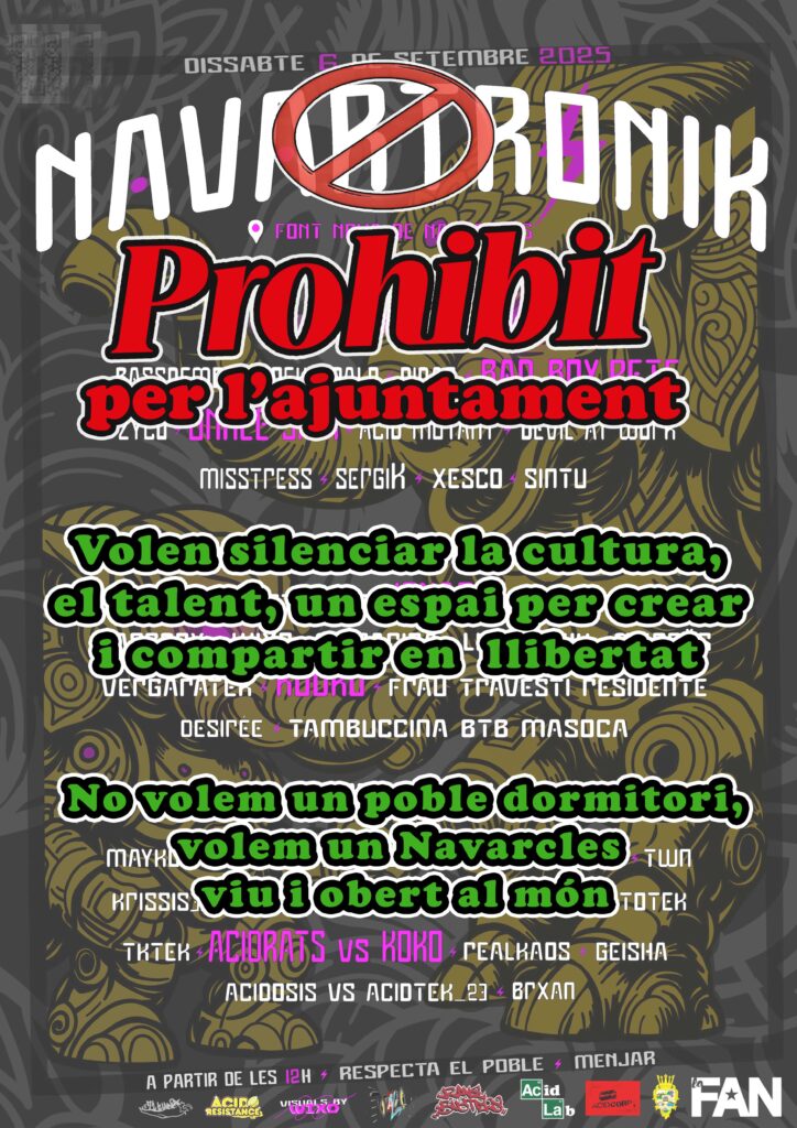 ajuntament prohibeix navartronik 2026